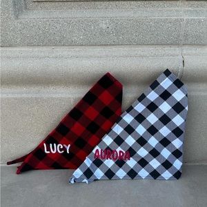 Embroidered Dog Bandanas